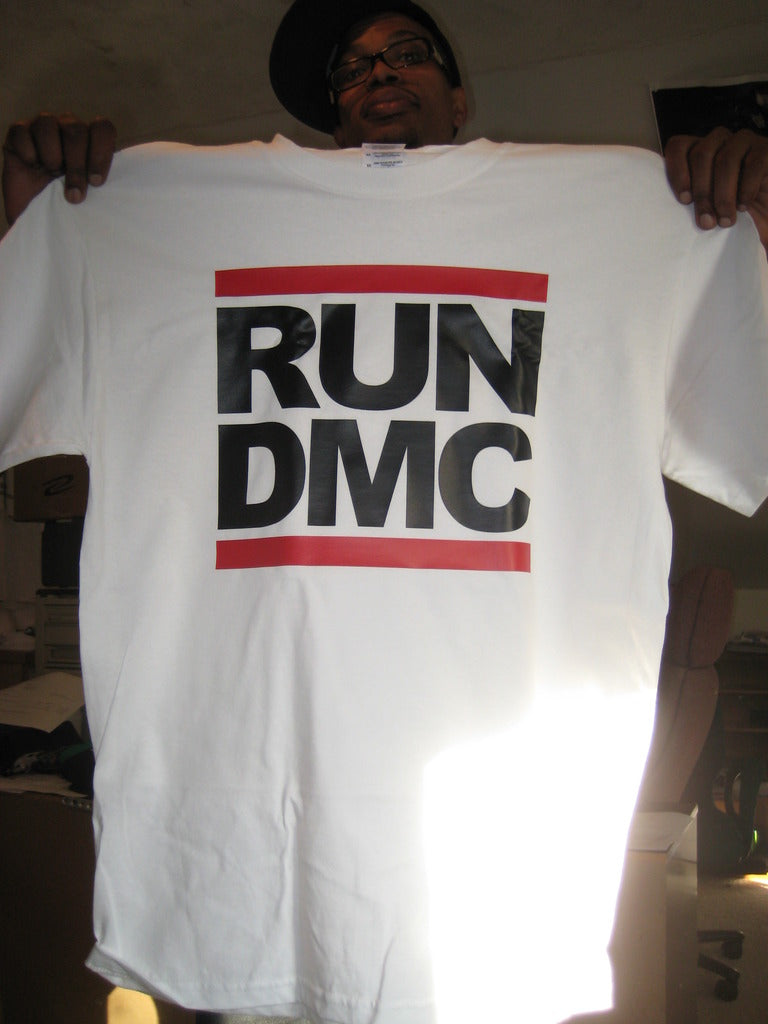 Run Dmc Logo White Tshirt - TshirtNow.net - 2