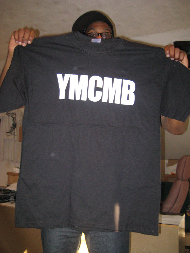 Ymcmb Tshirt: Black With White Print - TshirtNow.net - 2