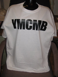 Thumbnail for Ymcmb Tshirt: White With Black Print - TshirtNow.net - 5