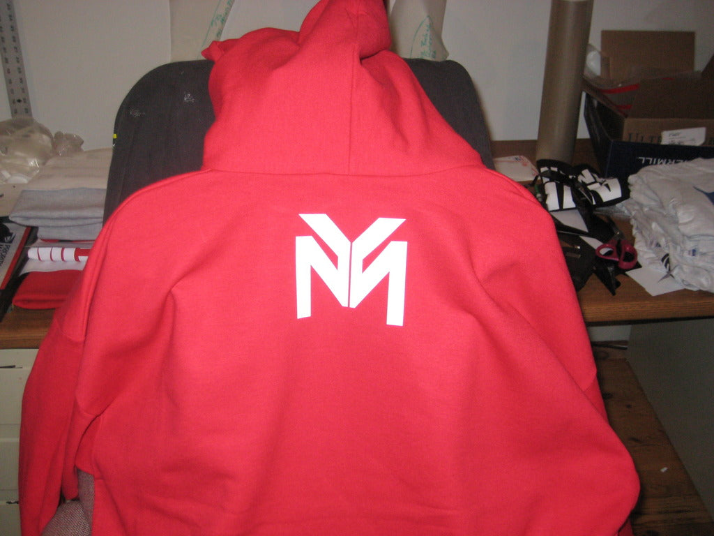 Ymcmb Hoodie: Red With White Print - TshirtNow.net - 3