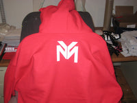 Thumbnail for Ymcmb Hoodie: Red With White Print - TshirtNow.net - 3