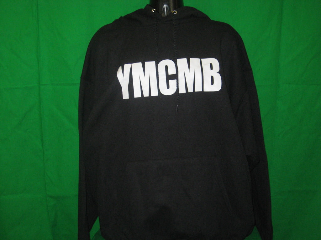 Ymcmb Hoodie: Black With White Print - TshirtNow.net - 2