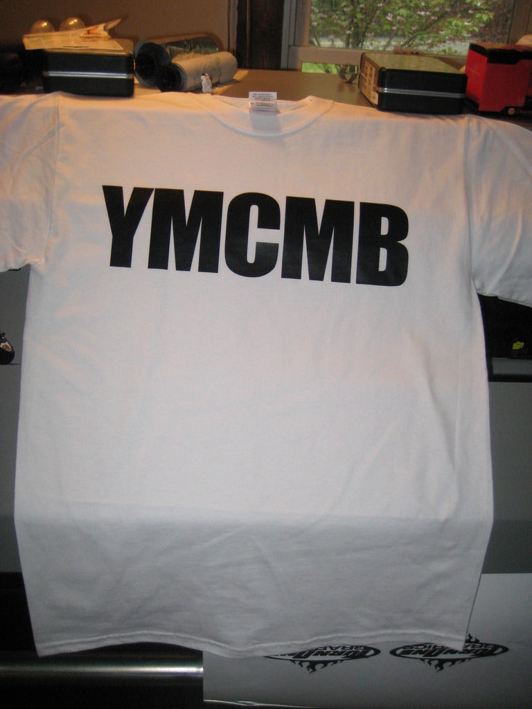 Ymcmb Tshirt: White With Black Print - TshirtNow.net - 4