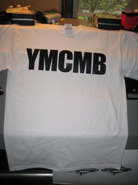 Thumbnail for Ymcmb Tshirt: White With Black Print - TshirtNow.net - 4