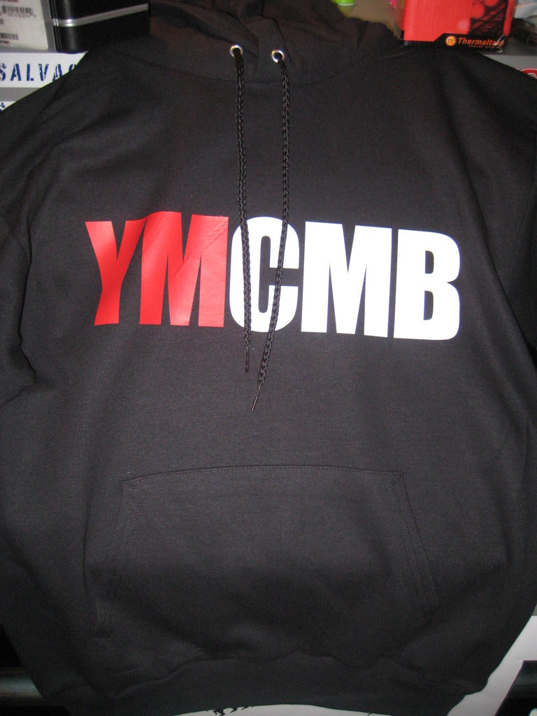 Ymcmb Hoodie: Black With Oversize Red & White Print - TshirtNow.net - 4
