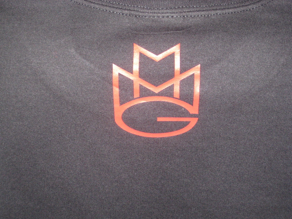 Maybach Music Crewneck Sweatshirt:Black with Red Print - TshirtNow.net - 5