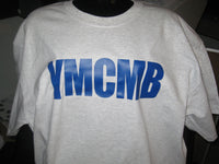 Thumbnail for Ymcmb Tshirt: White With Blue Print - TshirtNow.net - 3