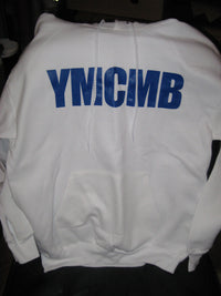Thumbnail for Ymcmb Hoodie: White With Blue Print - TshirtNow.net - 3