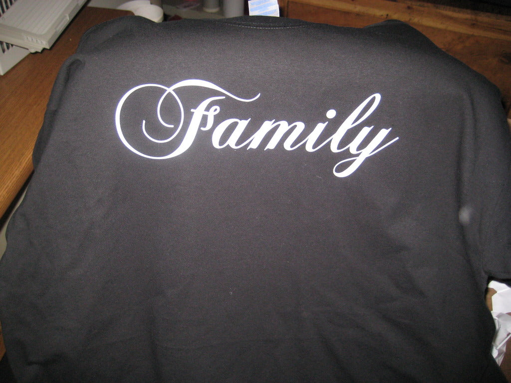 Bishop Elite "Family" Tshirt: Black With White Print - TshirtNow.net - 4
