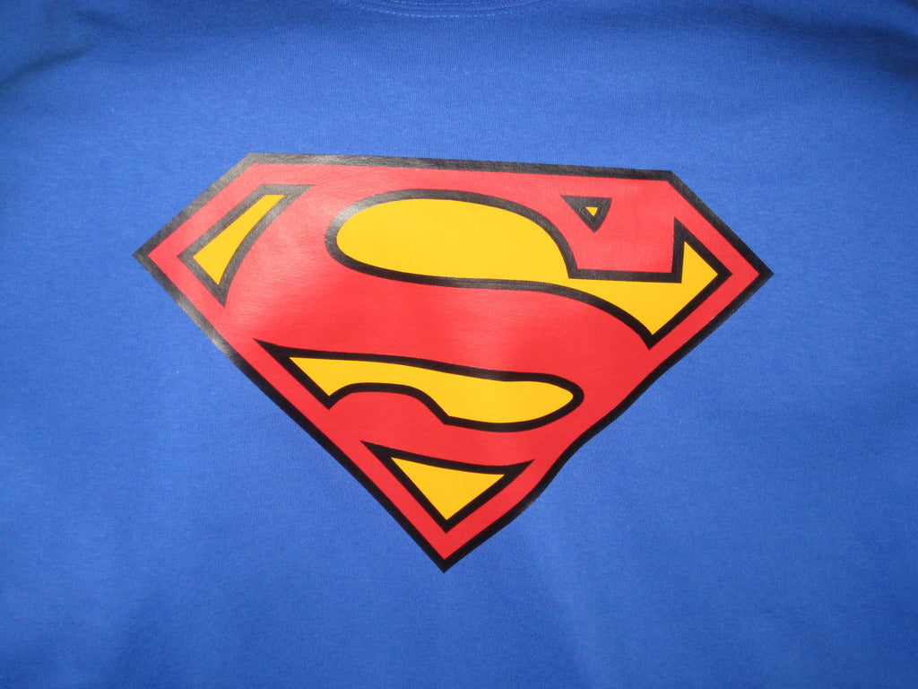 Superman Logo Royal Blue Tshirt - TshirtNow.net - 4
