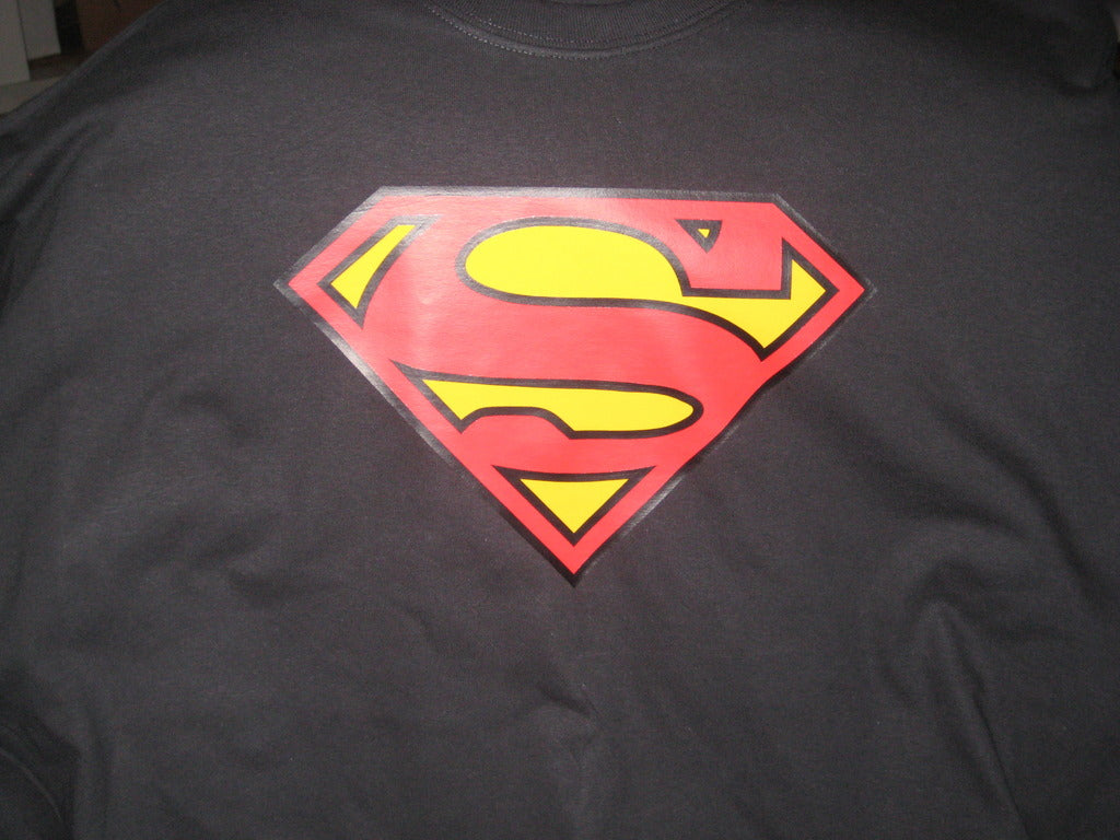 Superman Logo Black Tshirt - TshirtNow.net - 3