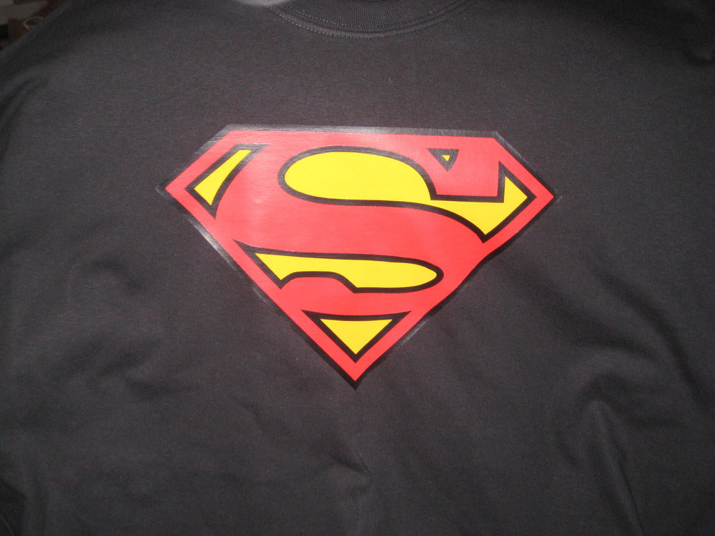 Superman Logo Black Tshirt - TshirtNow.net - 4