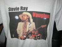 Thumbnail for Stevie Ray Vaughan Music Note Guitar Strap Tshirt: Ice Grey Tshirt - TshirtNow.net - 2