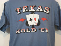 Thumbnail for Texas Hold Em Tshirt: Blue Colored Tshirt - TshirtNow.net - 1