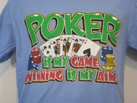 Thumbnail for Poker is my Game Tshirt: Light Blue Colored Tshirt - TshirtNow.net - 3