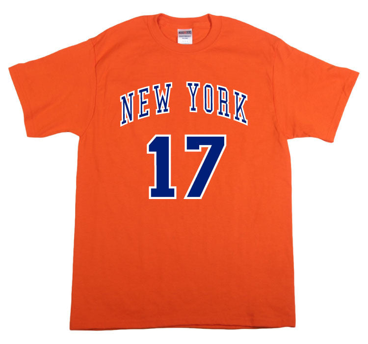 New York Knicks Jeremy Lin - Orange Tshirt - TshirtNow.net - 1