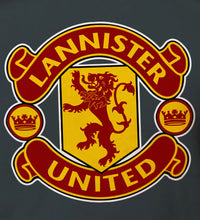 Thumbnail for LIMITED EDITION: Game of Thrones Manchester United House Lannister United Logo on Grey Colored Womens Tank Top - TshirtNow.net - 3