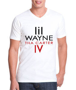 Lil Wayne Tha Carter 4 V-Neck Tshirt - TshirtNow.net - 1