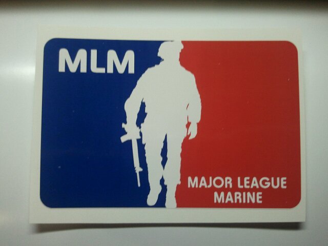 Major League Marine Decal - TshirtNow.net
