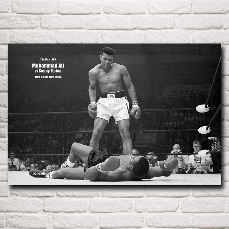 Muhammad Ali Boxer Champion Art Silk Poster Print Wall Art