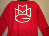 Thumbnail for Maybach Music Crewneck Sweatshirt:Red with White Print - TshirtNow.net - 3