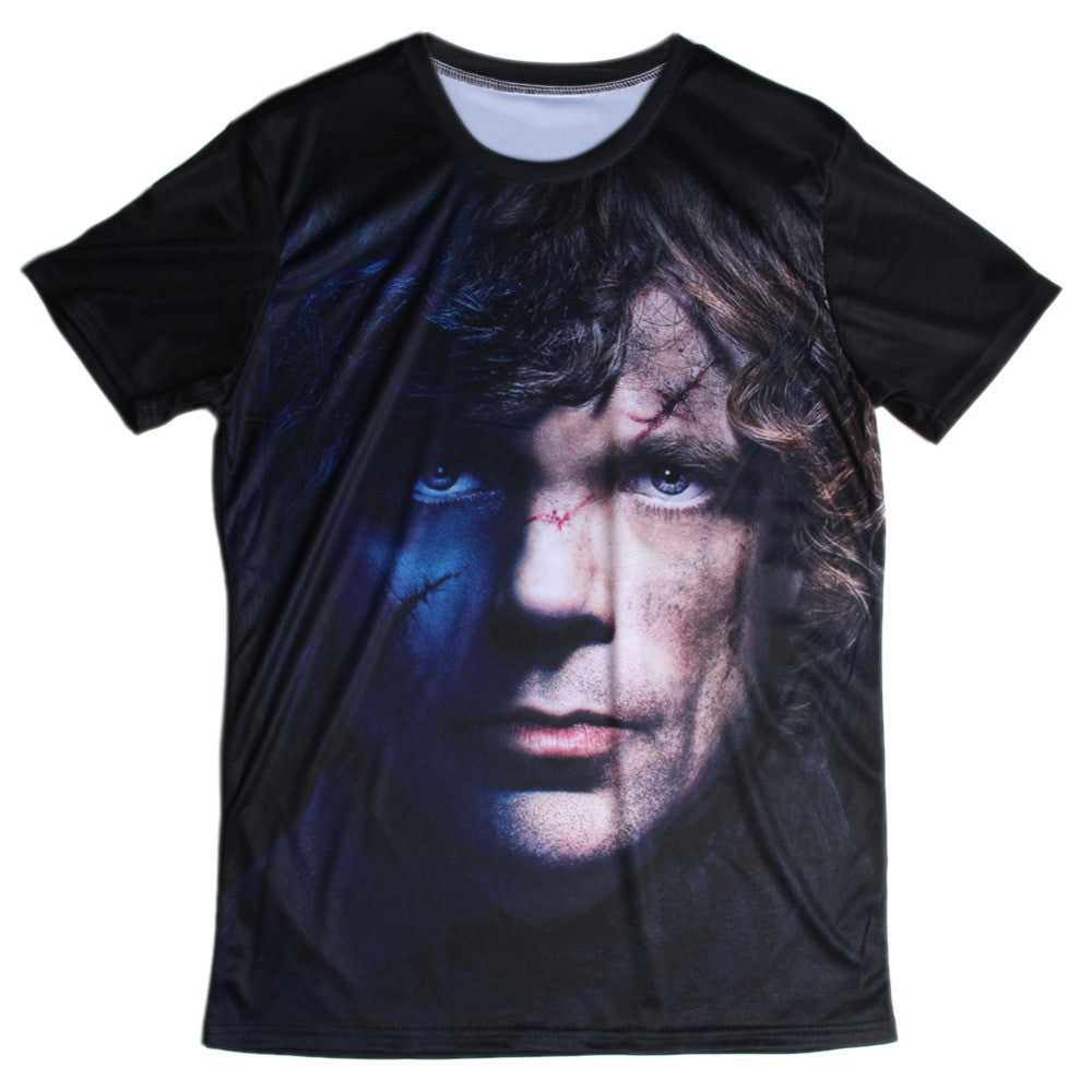 Game of Thrones Tyrion Lannister Face Allover 3D Print Tshirt - TshirtNow.net - 1