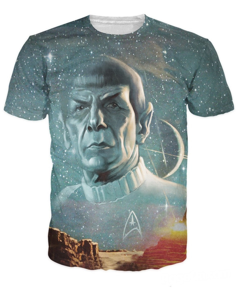 Star Trek Spock Allover 3D Print Tshirt - TshirtNow.net