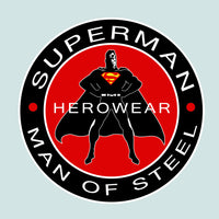 Thumbnail for Superman Herowear Round Logo on Ash Gray Fitted Sheer Tank Top for Women - TshirtNow.net - 2