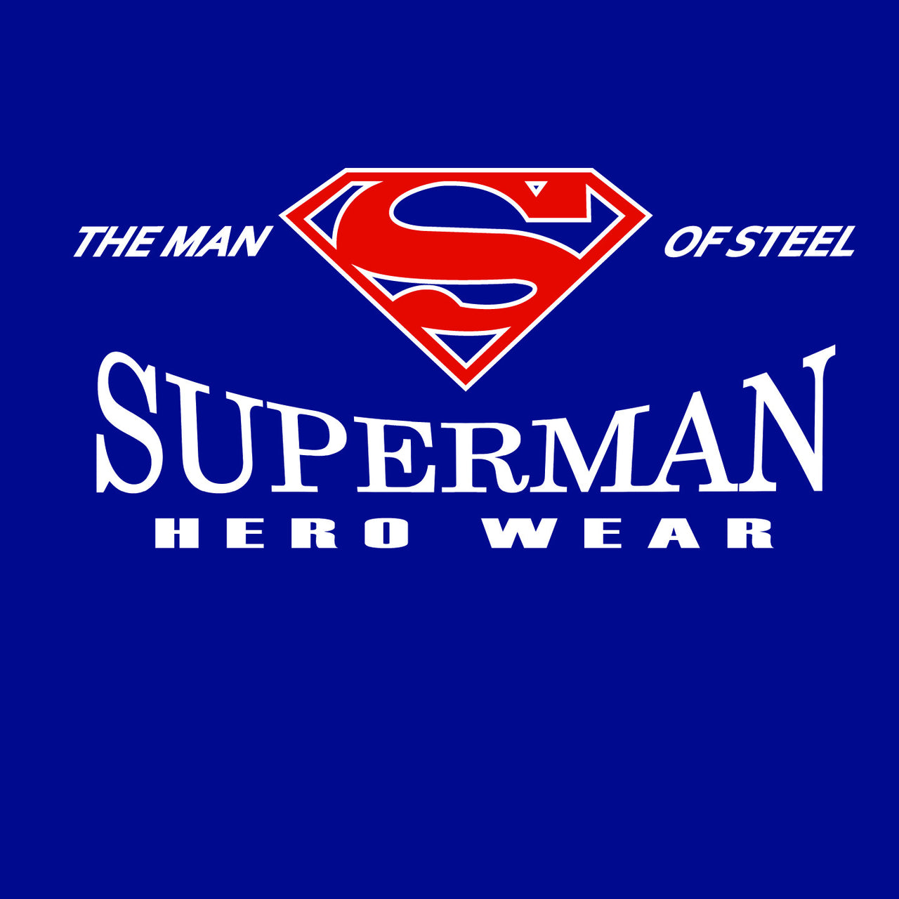 Superman Man of Steel Hero Wear Logo on Navy Fitted Tank top for Women - TshirtNow.net - 2