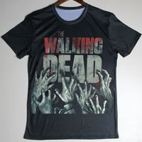 Thumbnail for The Walking Dead Zombie Hands Logo Oversize Print T-Shirt - TshirtNow.net - 1