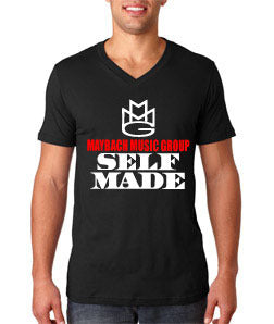 Maybach Music Group "Self Made" V-Neck Tshirt - TshirtNow.net - 3