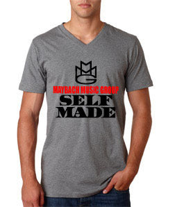 Maybach Music Group "Self Made" V-Neck Tshirt - TshirtNow.net - 1