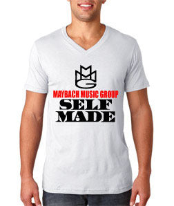 Maybach Music Group "Self Made" V-Neck Tshirt - TshirtNow.net - 2