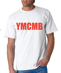Thumbnail for Ymcmb Tshirt: White With Red Print - TshirtNow.net