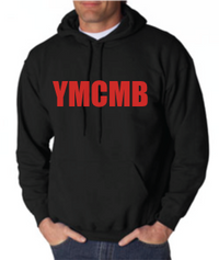 Thumbnail for Ymcmb Hoodie: Black With Red Print - TshirtNow.net - 2