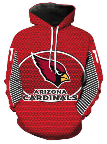 Arizona Cardinals Allover 3D Print Hoodie