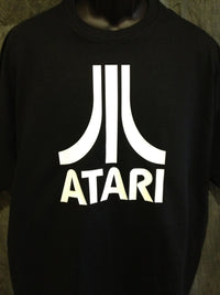 Thumbnail for Atari Logo Tshirt: Black With White Print - TshirtNow.net - 5