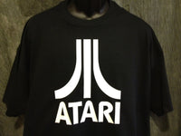 Thumbnail for Atari Logo Tshirt: Black With White Print - TshirtNow.net - 2
