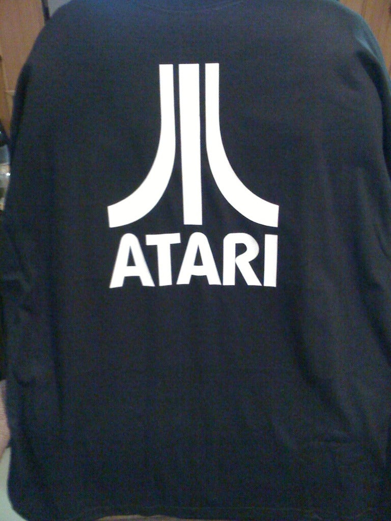 Atari Logo Tshirt: Black With White Print - TshirtNow.net - 3