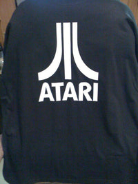 Thumbnail for Atari Logo Tshirt: Black With White Print - TshirtNow.net - 3