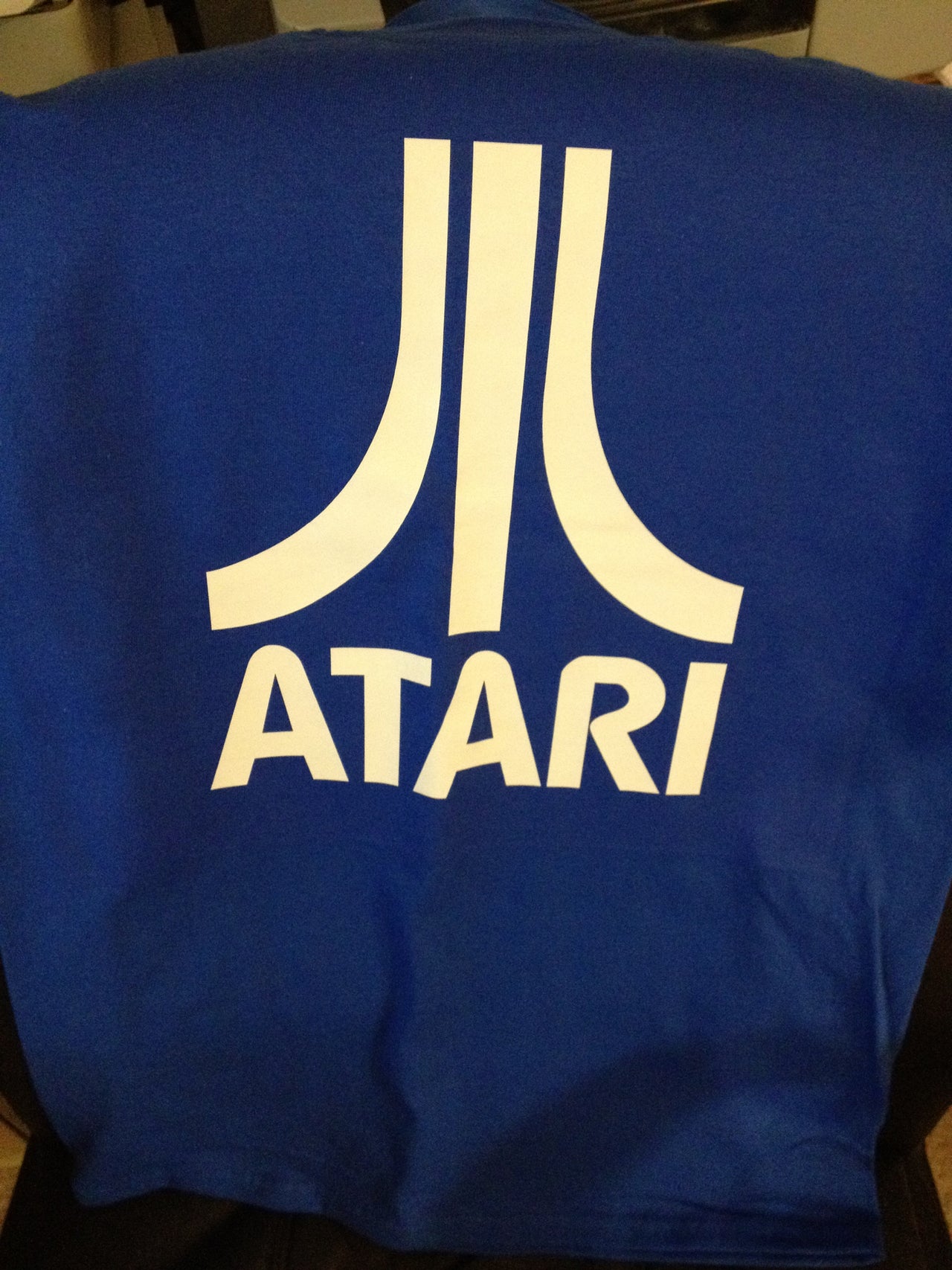 Atari Logo Tshirt: Blue With White Print - TshirtNow.net - 4