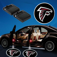 Thumbnail for 2 NFL ATLANTA FALCONS WIRELESS LED CAR DOOR PROJECTORS