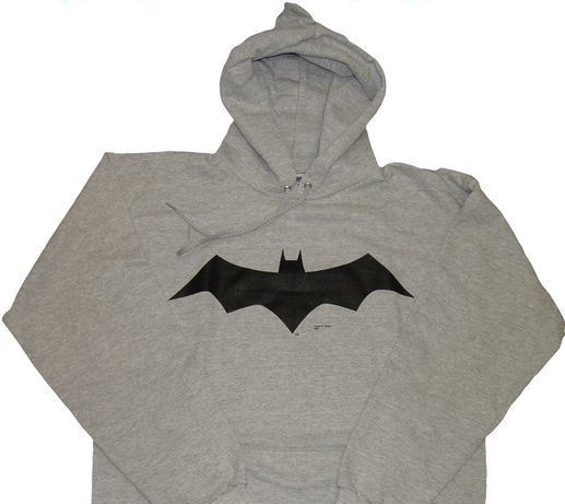 Batman Logo Grey Hoodie - TshirtNow.net