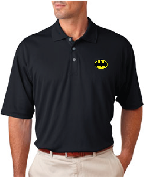 Batman Classic Logo Knit Polo - TshirtNow.net - 1