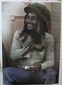 Thumbnail for Bob Marley Rolling Joint Poster - TshirtNow.net