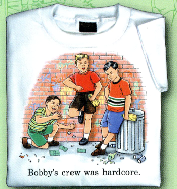 Childhood Bobby's Crew Was Hardcore White Tshirt - TshirtNow.net - 2