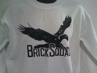 Thumbnail for Brick Squad Tshirt: White With Black Print - TshirtNow.net - 3