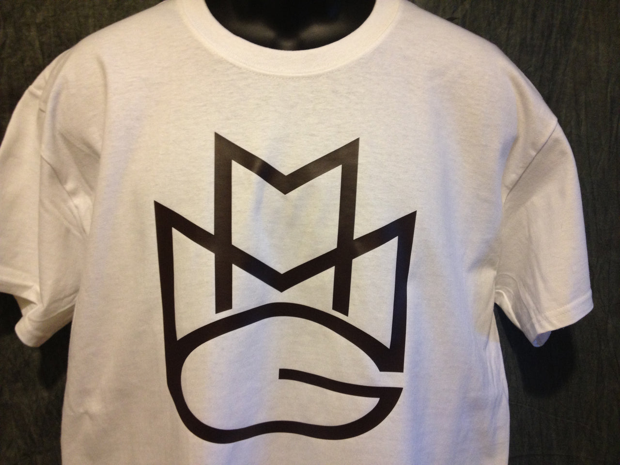 Maybach Music Group Tshirt: White with Brown Print - TshirtNow.net - 1
