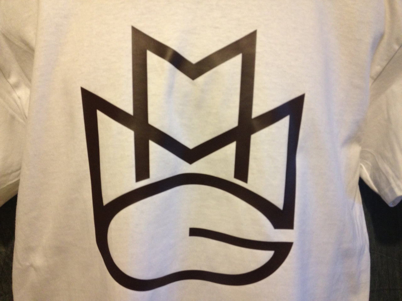 Maybach Music Group Tshirt: White with Brown Print - TshirtNow.net - 3
