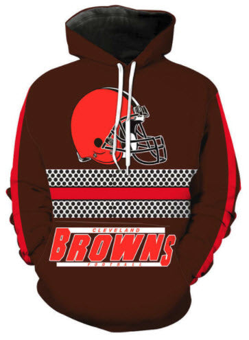 Cleveland Browns Allover 3D Print Hoodie